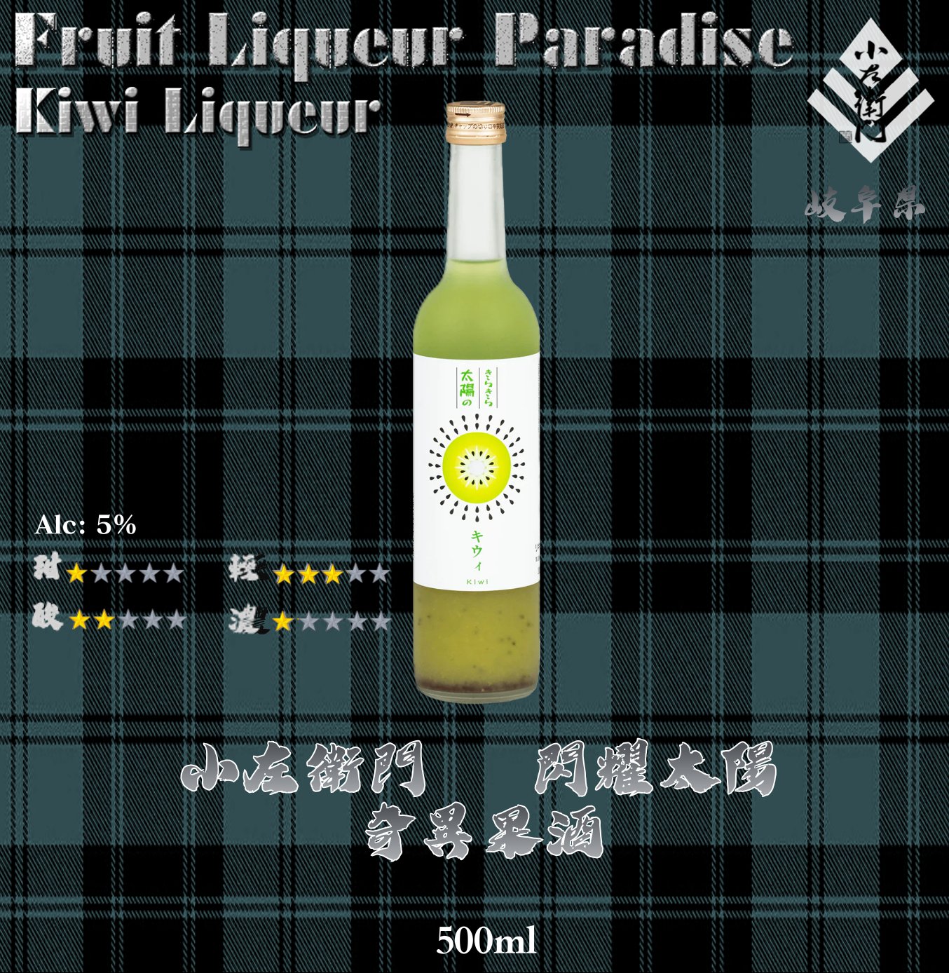 閃耀太陽　奇異果酒