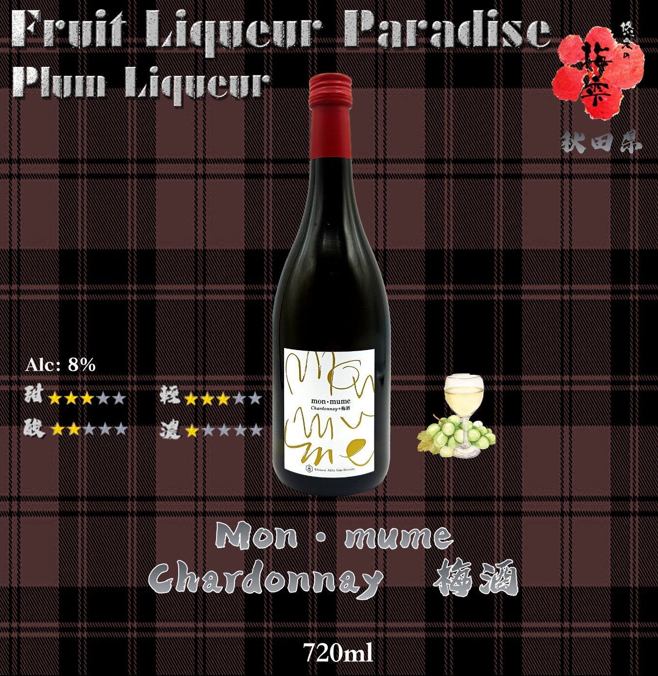 Mon・mume - Chardonnay 梅酒